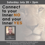 Connect to your Inner NO and your Inner YES