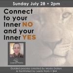 Connect to your Inner NO and your Inner YES